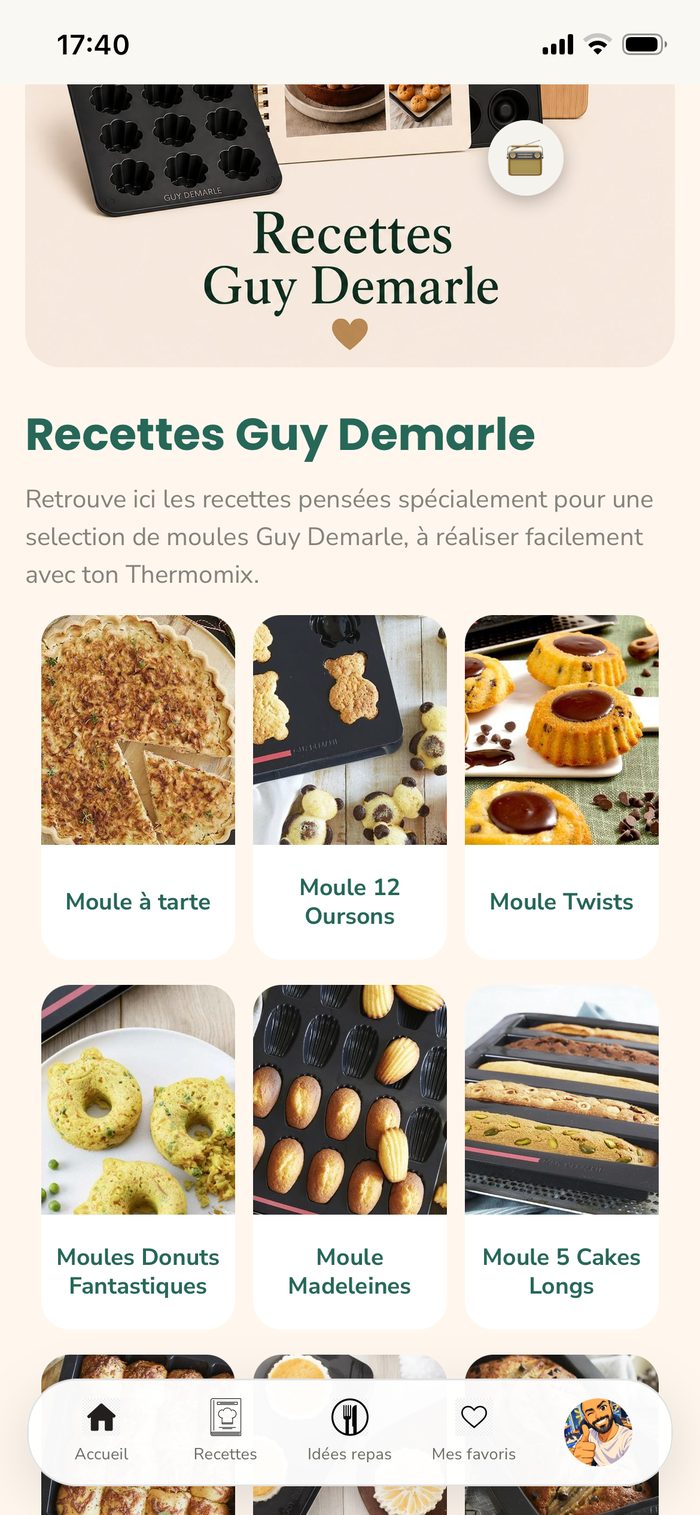 Recettes Guy Demarle